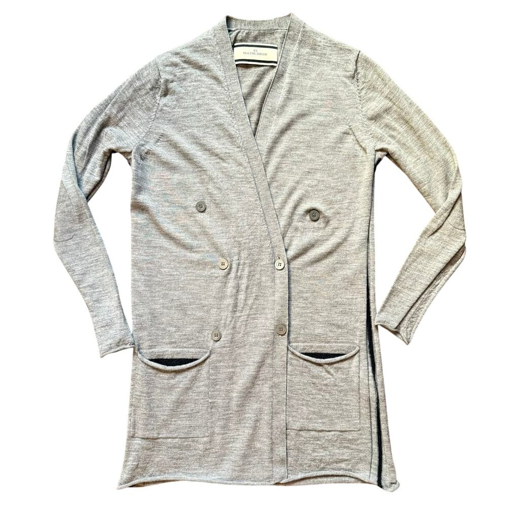 By Malene Birger 100% Wool Longline Gray Cardigan Women’s Small